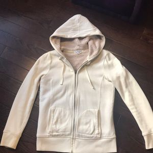 Gap cozy shearling lined hoodie size M